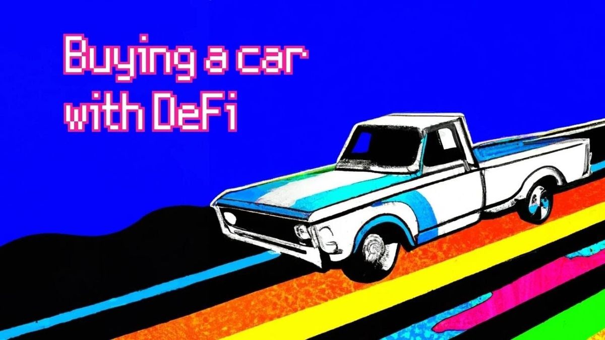 (33) Buying a car with DeFi 🚗 - YouTube