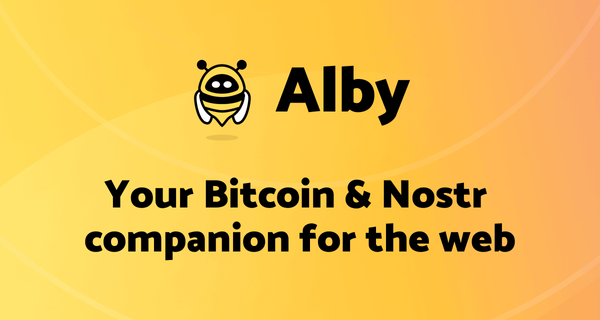 Alby: Your Bitcoin & Nostr companion for the web