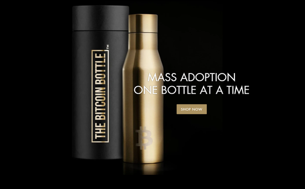 The Official Bitcoin Bottle - Luxury, Gold Bitcoin Eco Water Bottle – The Bitcoin Bottle