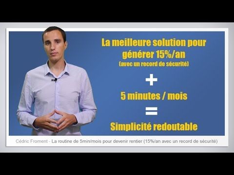 (62) Ma machine pour devenir rentier dans les moindres détails - YouTube