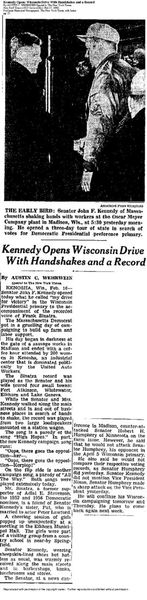 Sinatra newspaper clipping