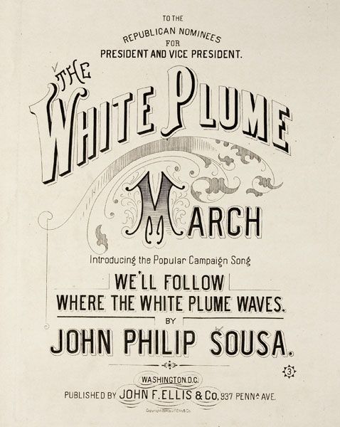 We'll Follow Where the White Plume Waves Sheet Music