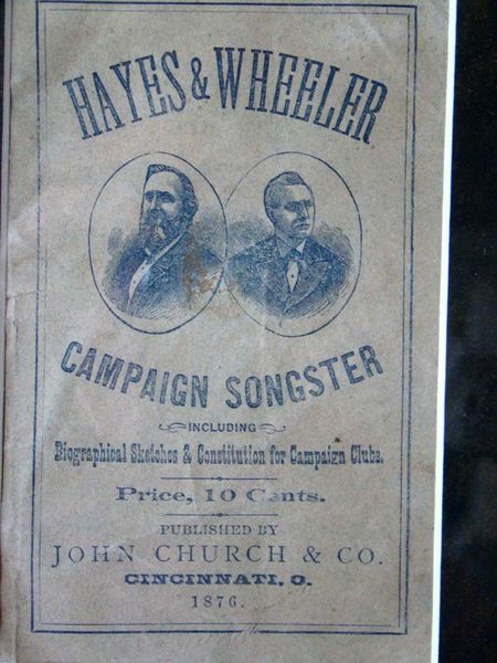 Hayes and Wheeler Songster
