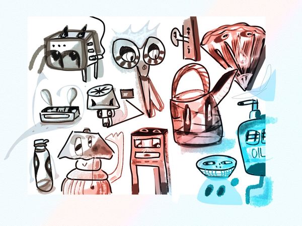 House drawings by Rebecca Stees