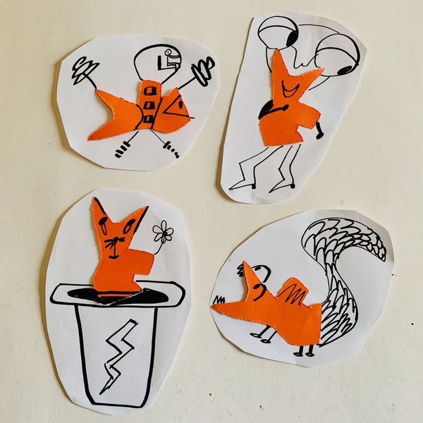 Same shape 4 ways by Rebecca Stees