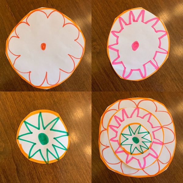 Make petals that touch edge