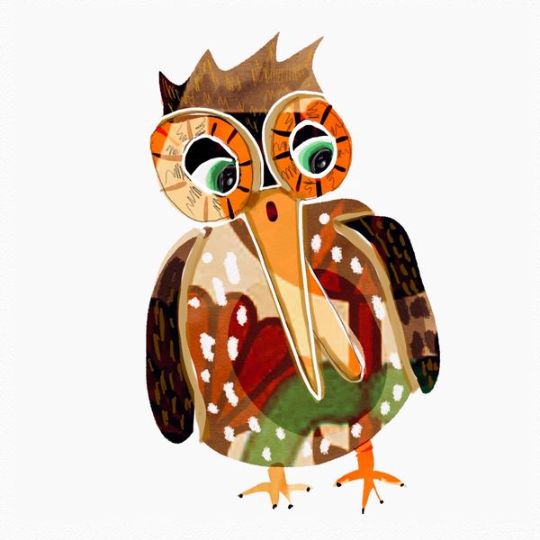 Scissor Owl by Rebecca Stees