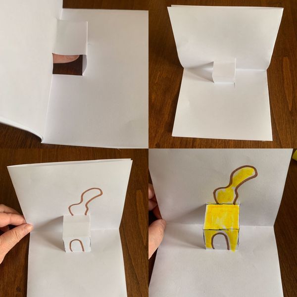 Use internal step to make cat body