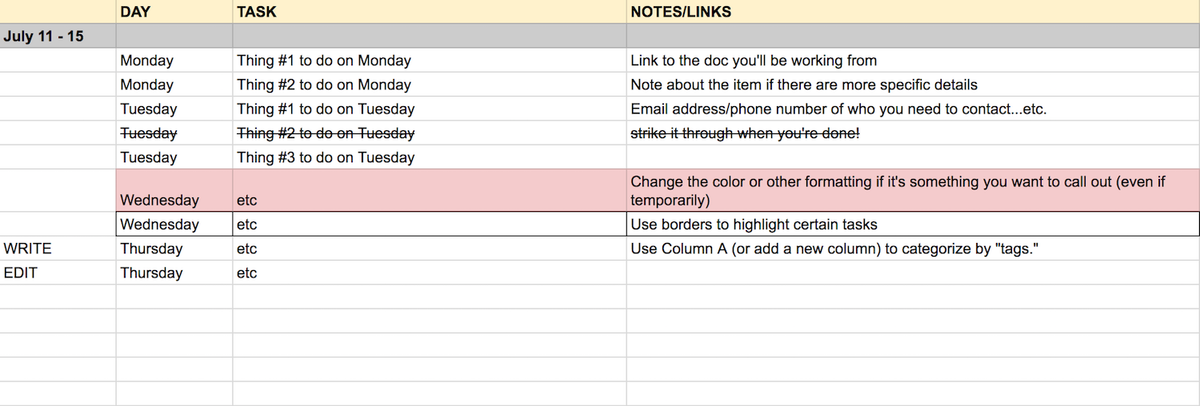 Why Google Sheets Should Be Your To-Do List