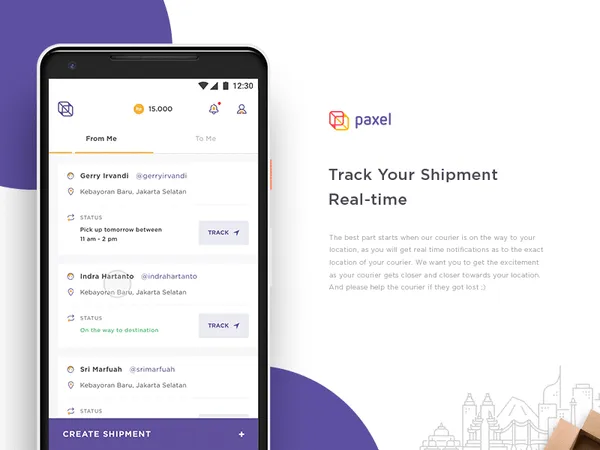 Real-time shipment tracking by adiatma bani - Dribbble