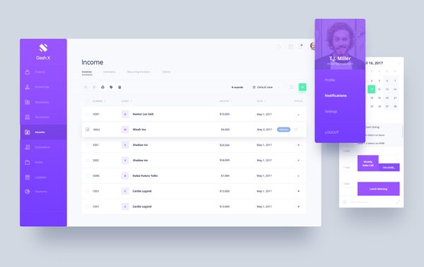 Dribbble - dash-invoices.jpg by KREATIVA Studio