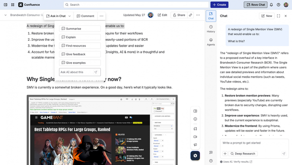 Atlassian: Rovo Chat