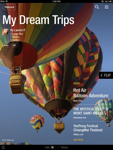 Flipboard for iPad (2013)