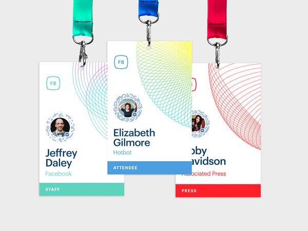 F8 Event Badges by Elizabeth Gilmore - Dribbble