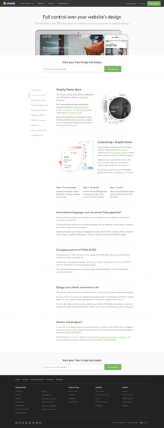 Ecommerce Website Design - Ecommerce Website Templates - Web Design Software - Free 14 day Trial