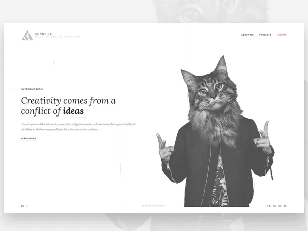 New concept for my portfolio by k3nnyart - Dribbble