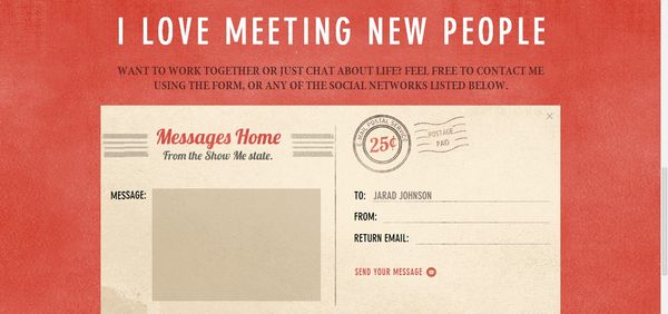 Jarad Johnson's Contact Form