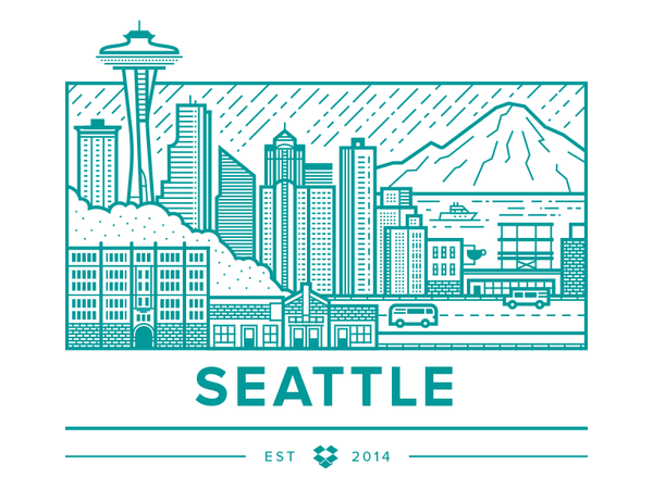 Dropbox Seattle by Brandon Land - Dribbble