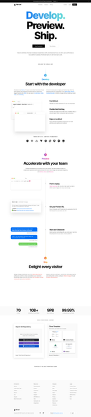 Develop. Preview. Ship. For the best frontend teams – Vercel