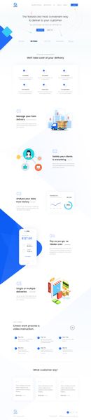 Landing page by Rashed Kabir