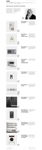 Dieter Rams' 10 Principles for Good Design