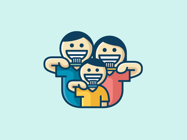 Family Brushing Teeth by Alfrey Davilla | vaneltia - Dribbble