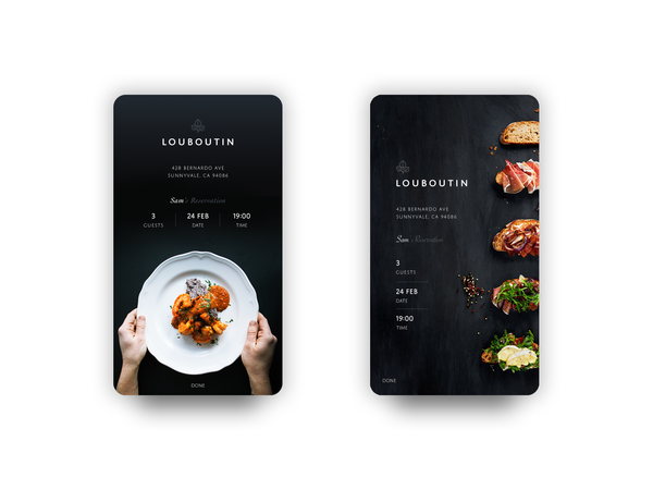 Dribbble - day054-confirmreservation.png by Catherine Wang