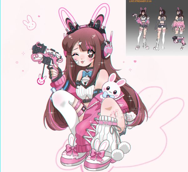 Linnery (´｡• ω •｡`) ♡ on X: "LIVE STREAMER Dvafanart 𑣲₍ ᐢ. .ᐢ₎ ✨ I fell in…