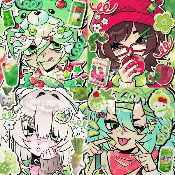 DT ִ ࣪𖤐.ᐟ 🎱⛓️ on X: "Green theme Scrapbook Icon cms 🍏🍈🍀 https://t.co/oDjYAs…