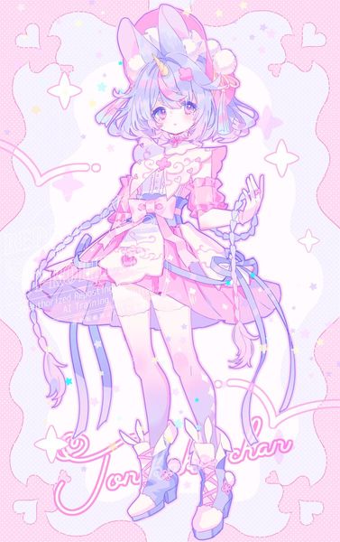 じっぽ🐺通販開始 on X: "ボンネット兎に角ちゃん/oc https://t.co/kpDrJne2UX" / X