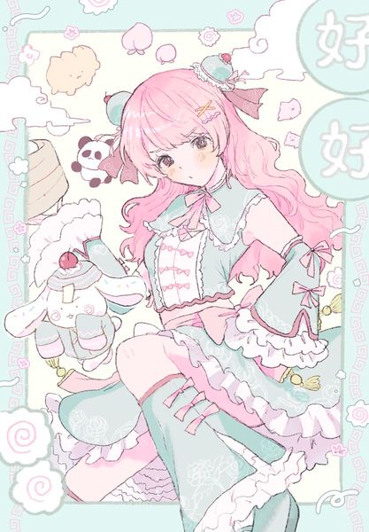 comoi on X: "🍥 🎀欢迎！KAWAII飯店🐼🍒 #illustration #oc https://t.co/8O5Jm05Ak5" / X
