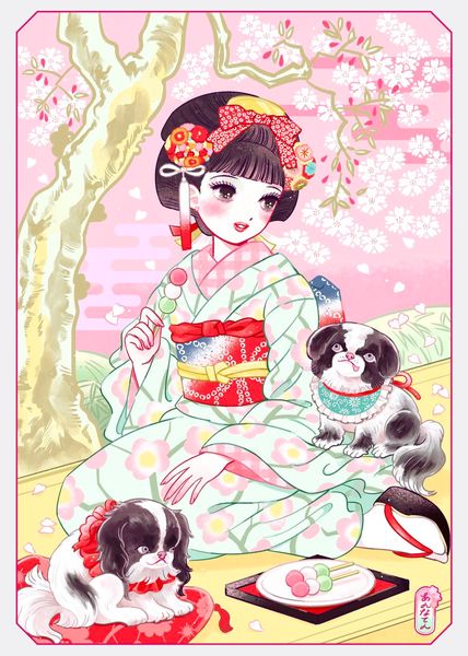 (3) ANNATEN on X: "🌸🐶🍡 https://t.co/4spf4eBHfR" / X