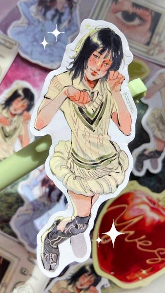 sara 🌹 on X: "I made some yves freebies for her concert in Barcelona 🍎🍏 https://t.co/6Lmti…