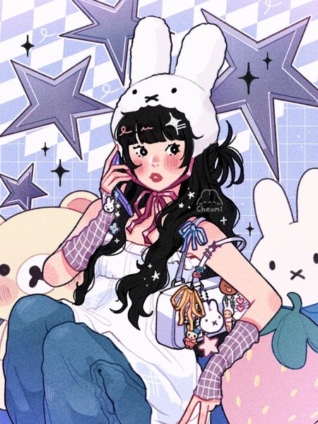 🌷✨Chai✨🌷 on X: "Trinket girlie 🐇🎀 #art #artist #miffy https://t.co/gErpSEeNIw" / X