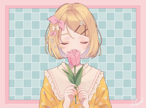 碧翠鳥 on X: "🌷🌷🌷 #鏡音リン https://t.co/kqNh8CFPg4" / X