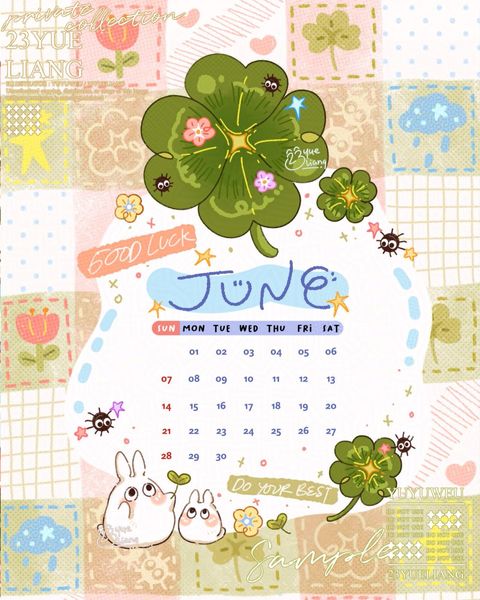 𝗬𝘂𝘆𝘂𝘄𝗲𝘂🌙 Comms : open on X: "Hello June 🍀✨💖 https://t.co/DNuMZbqgph…