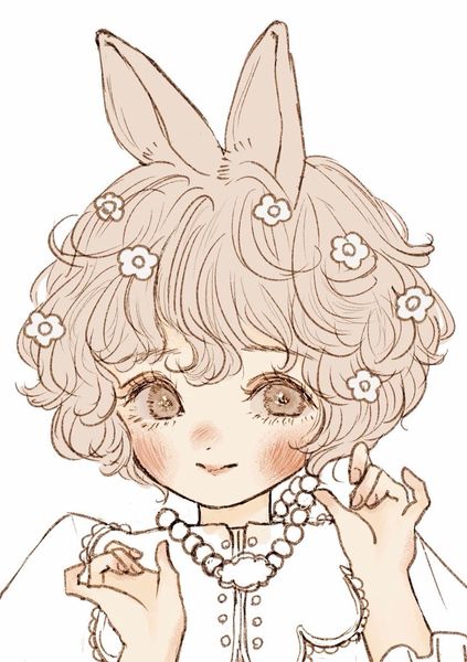 Cinnamon🍎野うさぎ製菓 on X: "かわいい…(確信) 🐇 #illustration #女の子イラ