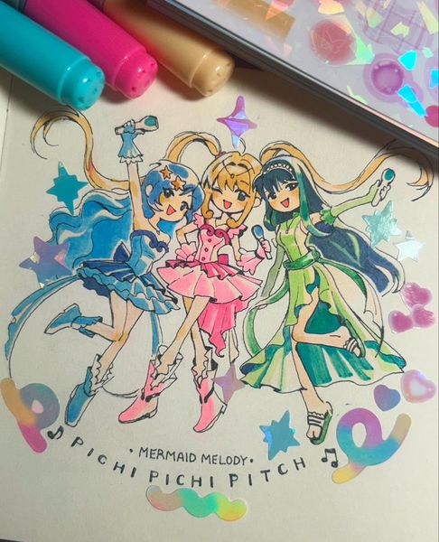 SAWOL➡️LA LITTLE TOKYO FLEA‼️ on X: "✨Mermaid Melody Pichi Pichi Pitch✨ #rkgk #mermaidm…