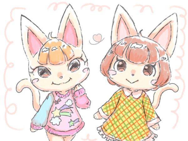 (2) ひうぺん🧸 on X: "落書き🐱🐱 #あつ森 #ACNH #イラスト https://t.co/QbJVUYFtW…