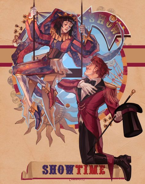 ⋆｡°✩aness✩°｡⋆ on X: "jester and her ringmaster <3 #showtime https://t.co/rGOmuatpD…