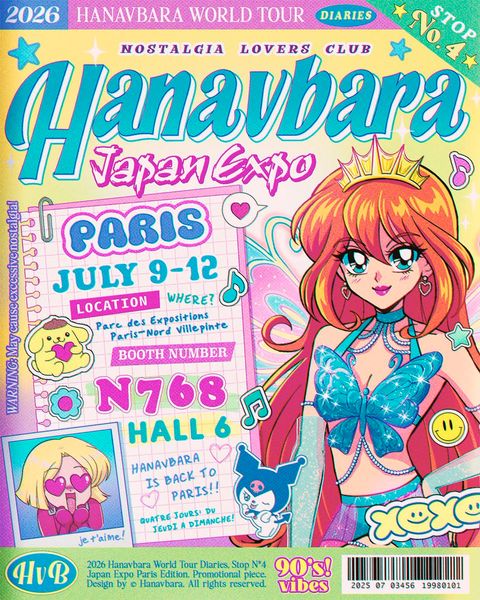 💛💜 on X: "hanavbara is back in paris! 🇫🇷💛💜 🗓️ 9–12 July 📍Hall 6 · Boot…
