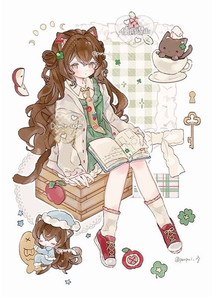 luno☁️ ⸝⋆ on X: "OC🍎🌸 https://t.co/9lCxkxjKXH" / X
