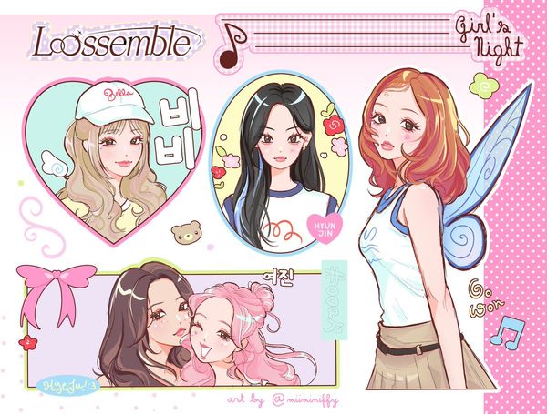 ݁ ˖ Ი𐑼⋆ on X: "one of a kind 🧸🩷 (˶' ꒳ '˶) .ᐟ. #루셈블 #loossemble #loonathe…