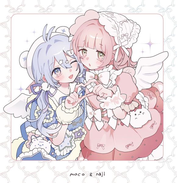 なじ︎︎まる🌷名古屋コミティアA33 on X: "🩵🩷 https://t.co/aHqPWIbave" / X