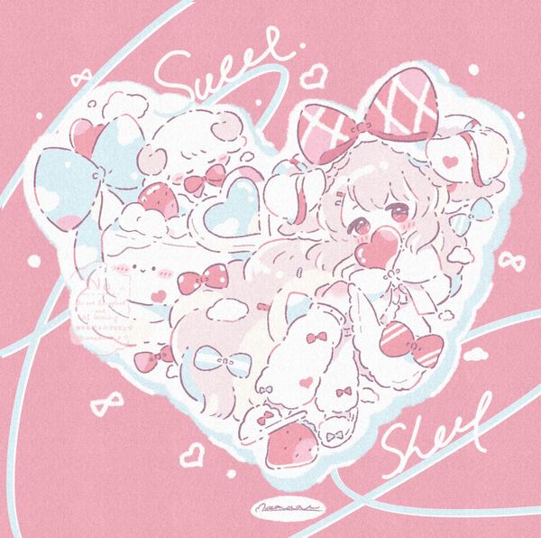 甘目もな☁️COMITIA156 あ08ab on X: "❤️🎀🩵 https://t.co/xaX9fRu8wE" / X