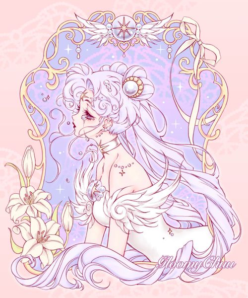 GloomyChuu on X: "First art of the year! I hope you didn’t forget me lol Sailor Cosmos 🌙🪽 h…