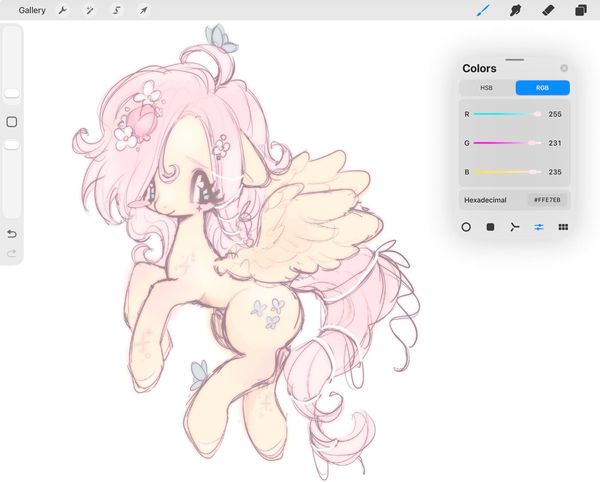 plover on X: "fluttershy redesign (kinda) https://t.co/3F5A1yiCQV" / X