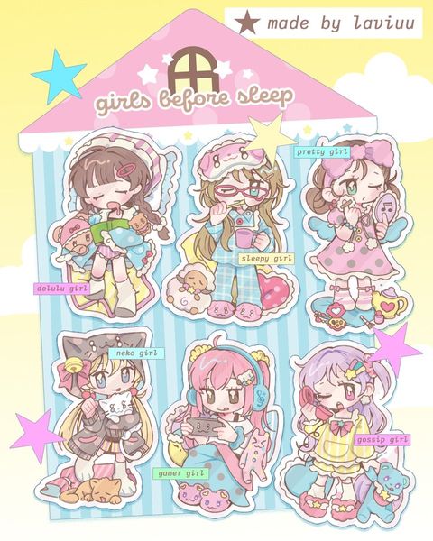 lala ♫ cf22 H26-27 on X: "girls activity before sleep (ᴗ˳ᴗ)ᶻ𝗓𐰁 .ᐟ which girl are y…