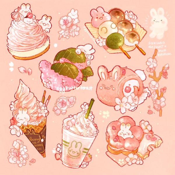 nao 🍞🍳 on X: "🌸Seasonal bunny dessert-spring edition🌸 https://t.co/3ixoYaRznG" / X