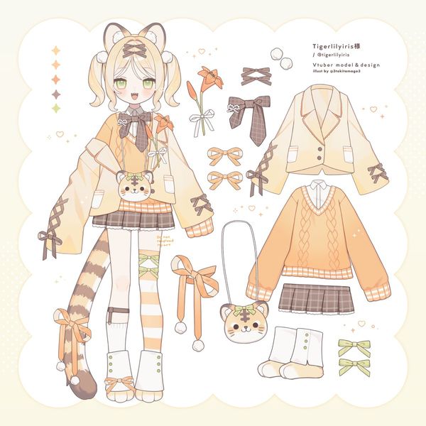 とかれたたまご on X: "⟢˚𝘄𝗼𝗿𝗸₊‧☘︎ ݁.˖ Tigerlilyiris様 #Tigerlilyiri…